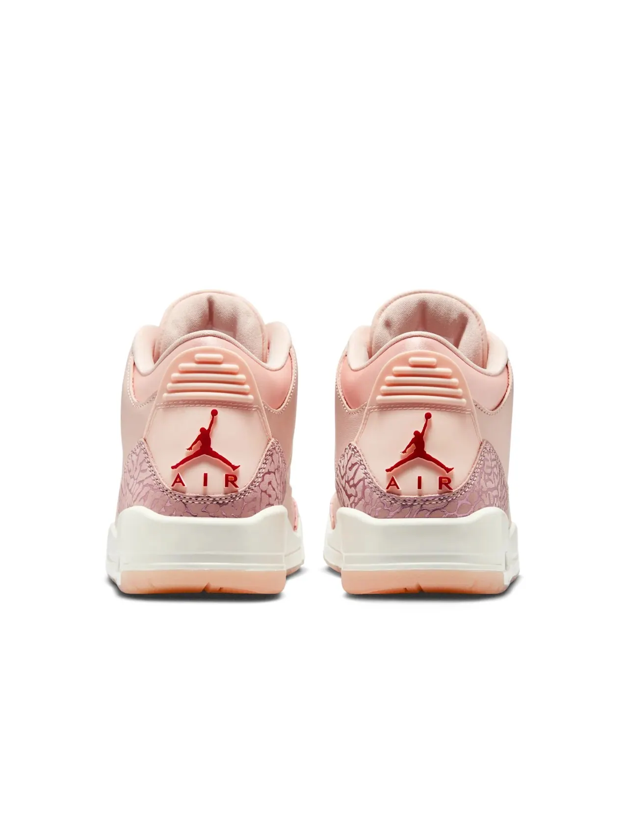 Кроссовки женские Nike Air Jordan 3 'Treat Yourself' — изображение 5 из 10, коралловый