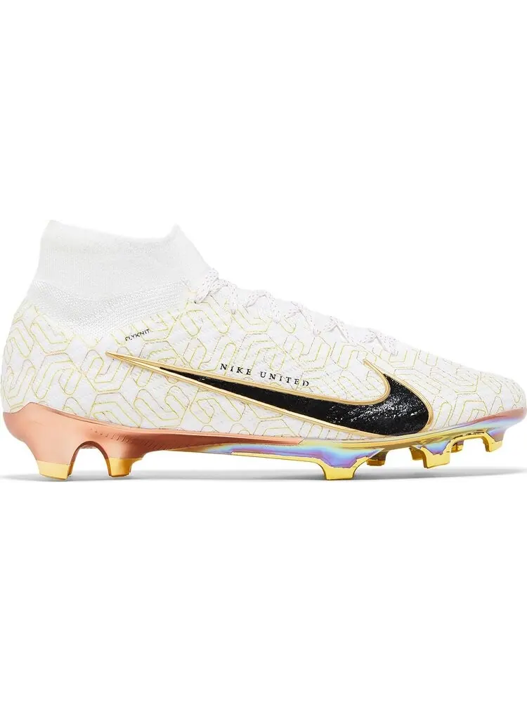 Кроссовки Zoom Mercurial Superfly 9 Elite FG 'United Golden Pack' — изображение 1 из 4, белый
