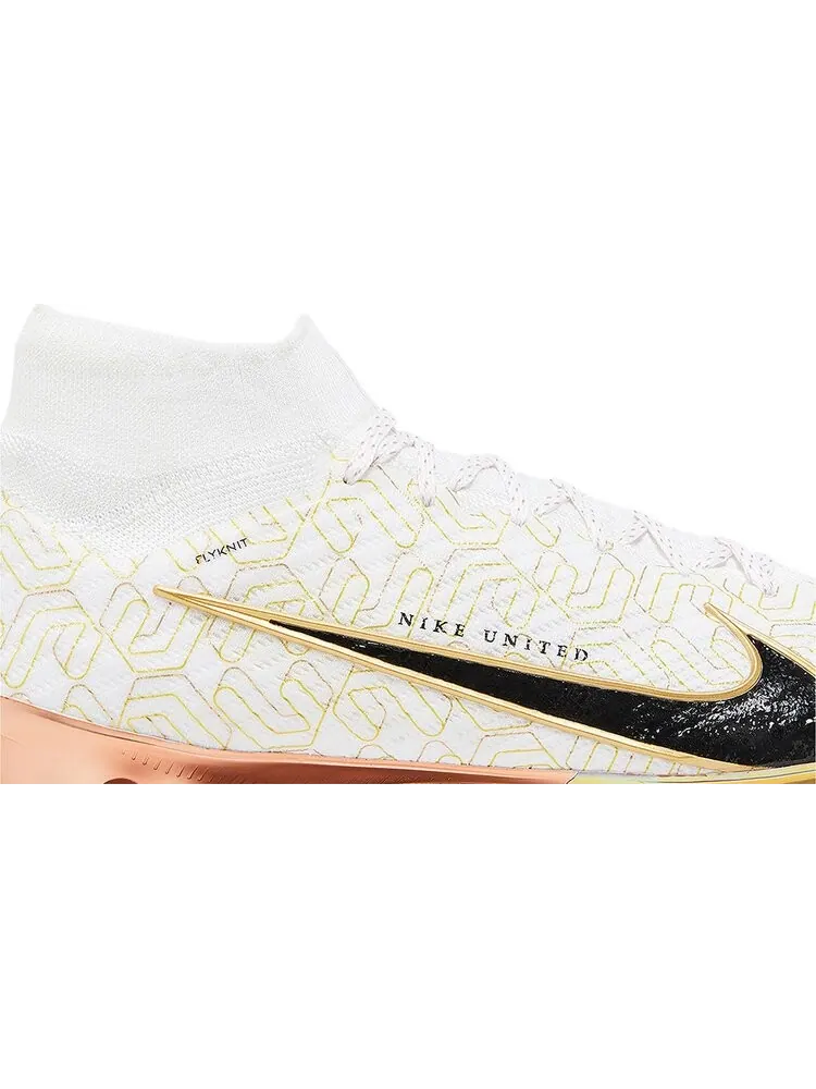 Кроссовки Zoom Mercurial Superfly 9 Elite FG 'United Golden Pack' — изображение 2 из 4, белый