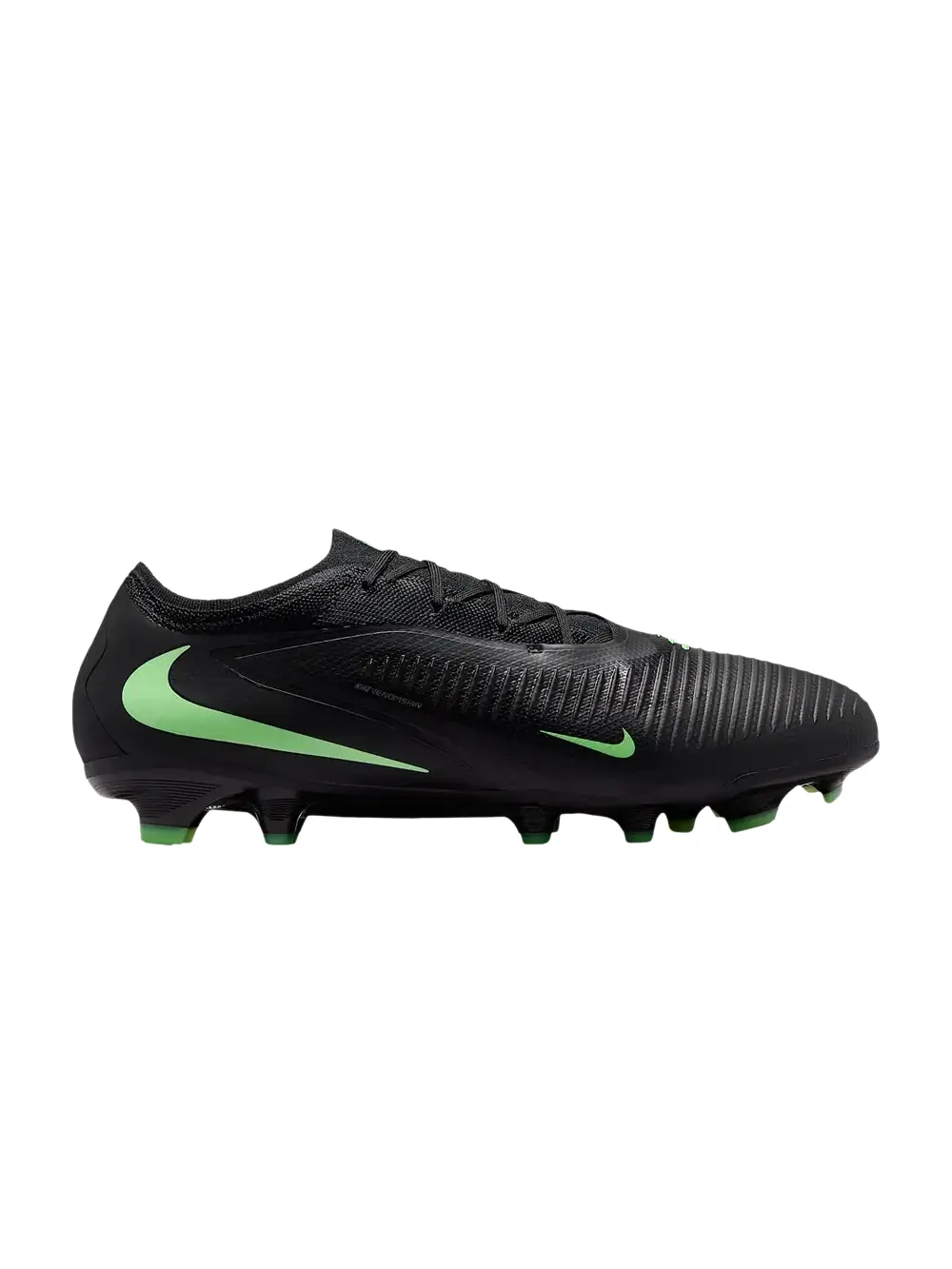 Кроссовки Nike Phantom 6 Low Pro FG — изображение 1 из 1, черный/черный/зеленый