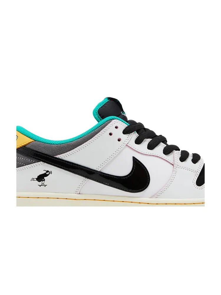 Кроссовки CSEF x Dunk Low SB 'White Clear Emerald' — изображение 2 из 8, белый прозрачный