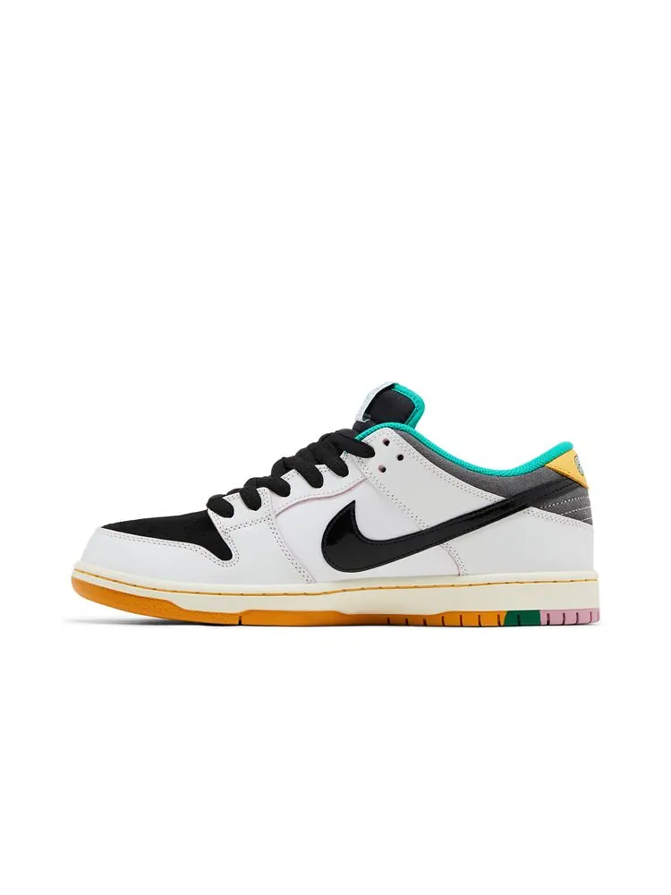 Кроссовки CSEF x Dunk Low SB 'White Clear Emerald' — изображение 3 из 8, белый прозрачный