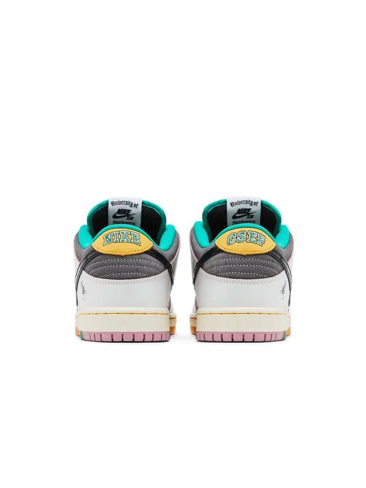 Кроссовки CSEF x Dunk Low SB 'White Clear Emerald' — изображение 6 из 8, белый прозрачный