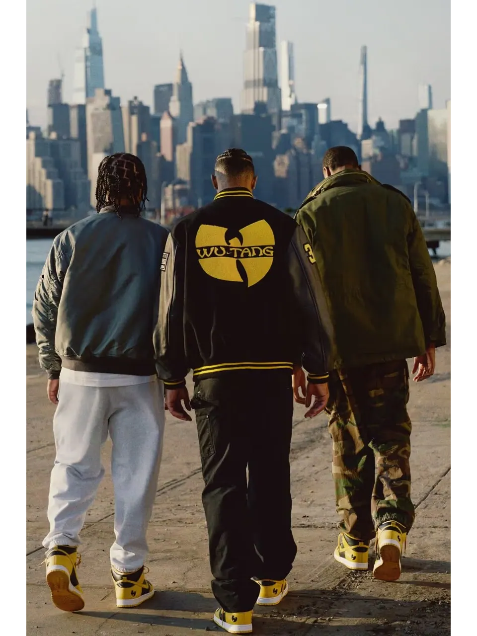 Кроссовки Nike Dunk High Wu-Tang Clan — изображение 12 из 14, желтый/черный