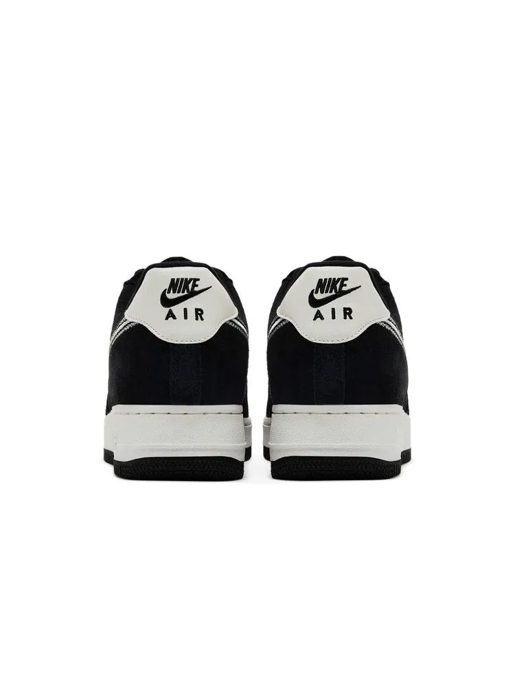 Кроссовки Nike Air Force 1 '07 LV8 'Embroidered Swoosh - Black Sail' — изображение 7 из 9, черный