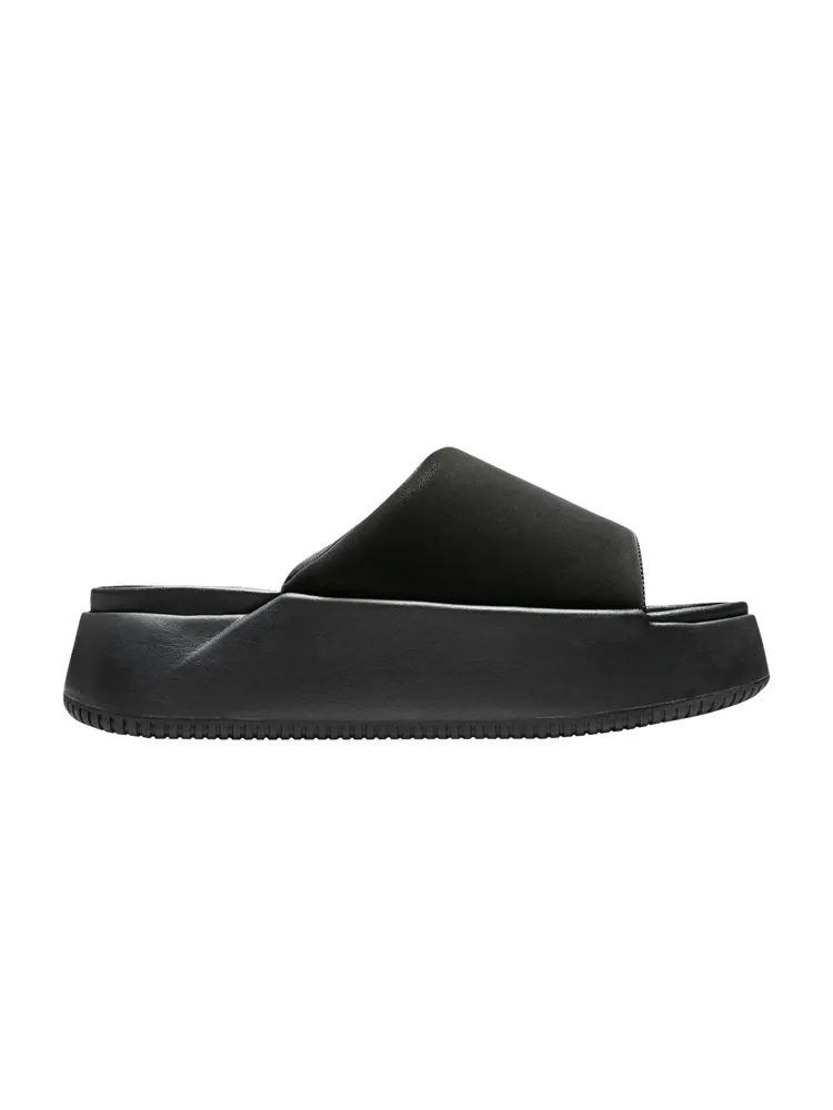 Шлепанцы Wmns Calm Elevation Slide 'Triple Black' — изображение 1 из 1, черный