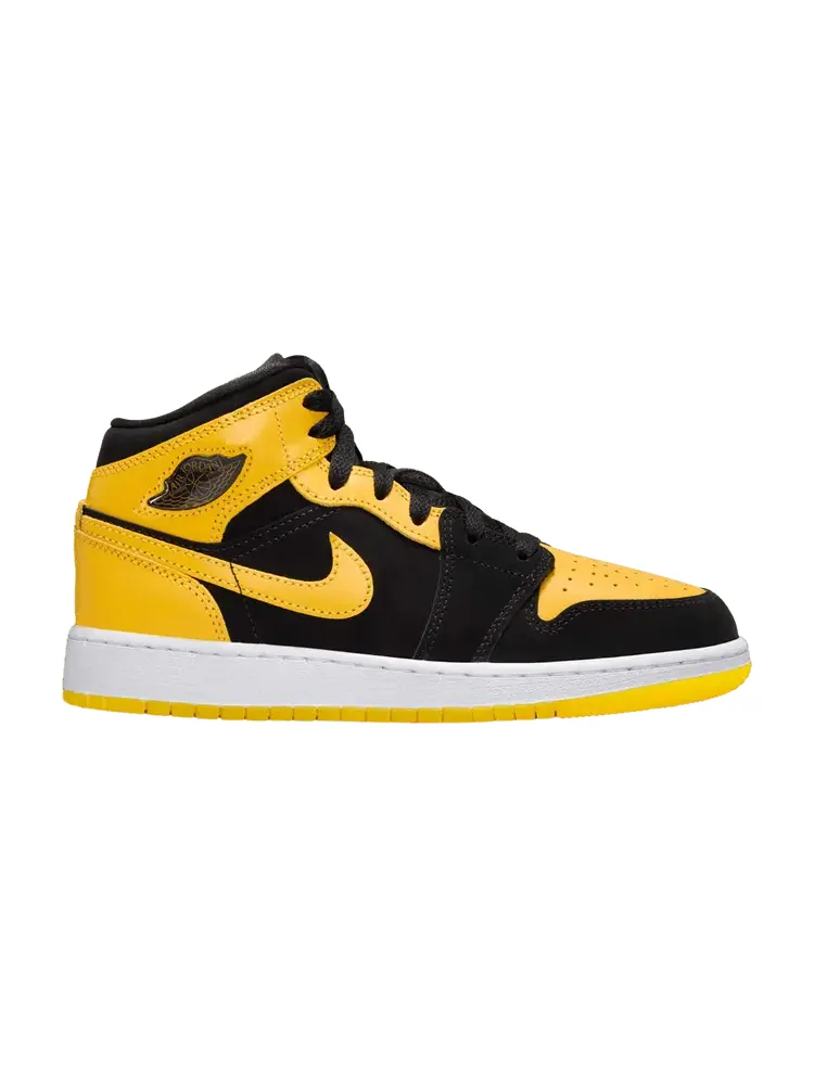 Кроссовки Air Jordan Air Jordan 1 Mid SE GS 'New Love' 2025 — изображение 1 из 1, черный//белый