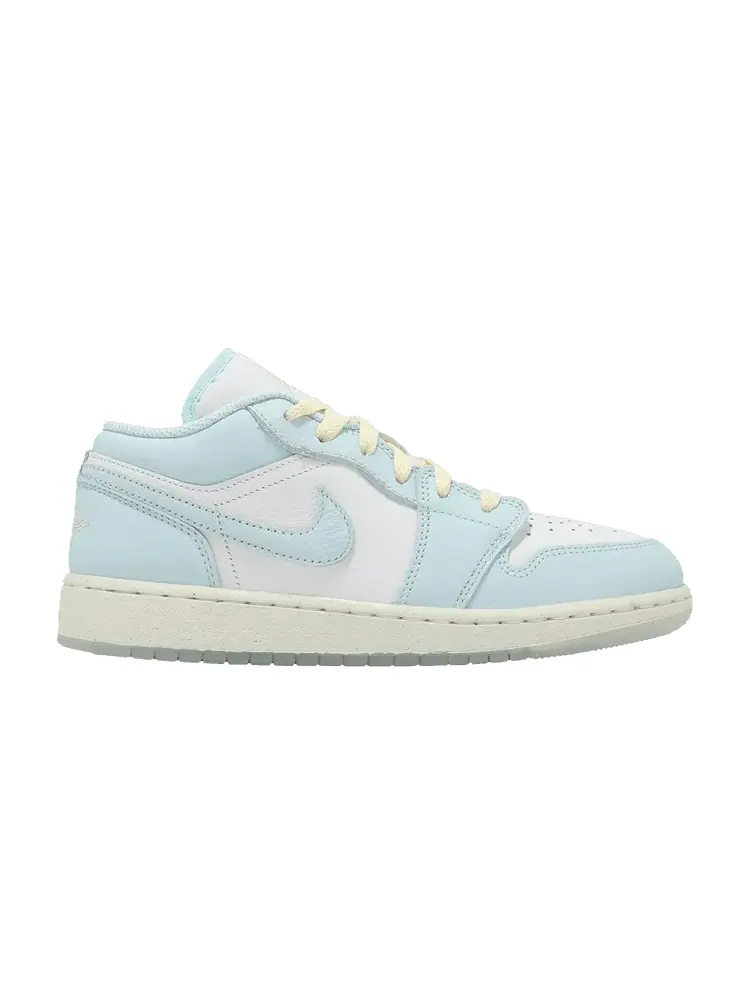 Кроссовки Air Jordan Air Jordan 1 Low SE GS 'Glacier Blue' — изображение 1 из 1, синий/белый