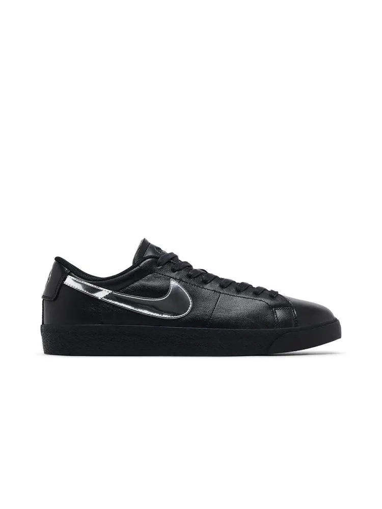 Кроссовки Dancer Skateboards x Zoom Blazer Low SB 'Black Metallic Silver' — изображение 1 из 8