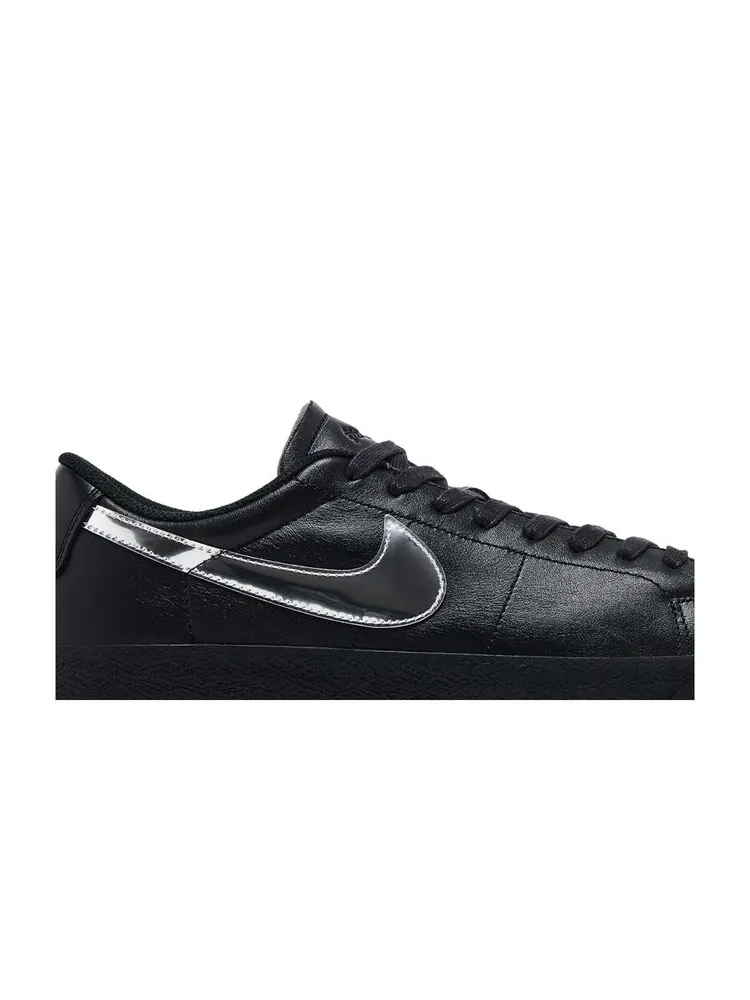 Кроссовки Dancer Skateboards x Zoom Blazer Low SB 'Black Metallic Silver' — изображение 2 из 8