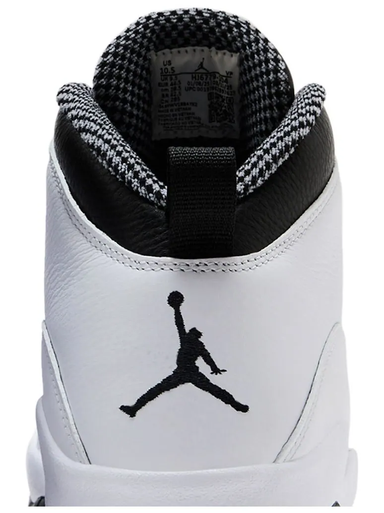 Кроссовки Air Jordan 10 Retro 'Steel' 2025 — изображение 7 из 8, белый