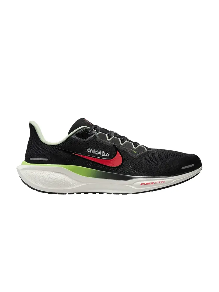 Кроссовки Nike Air Zoom Pegasus 41 'Chicago Marathon' — изображение 1 из 1, черный/зеленый//яркий