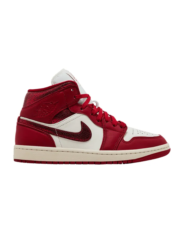 Кроссовки Air Jordan Wmns Air Jordan 1 Mid 'Valentine's Day 2025' — изображение 1 из 9, красный/белый