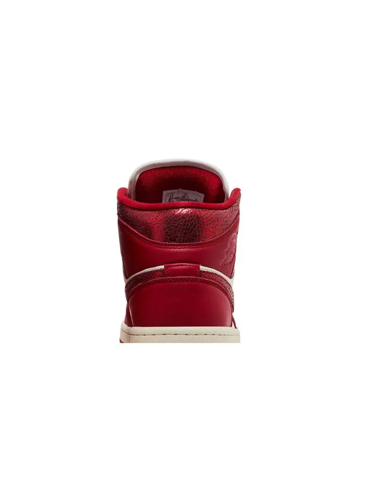 Кроссовки Air Jordan Wmns Air Jordan 1 Mid 'Valentine's Day 2025' — изображение 8 из 9, красный/белый