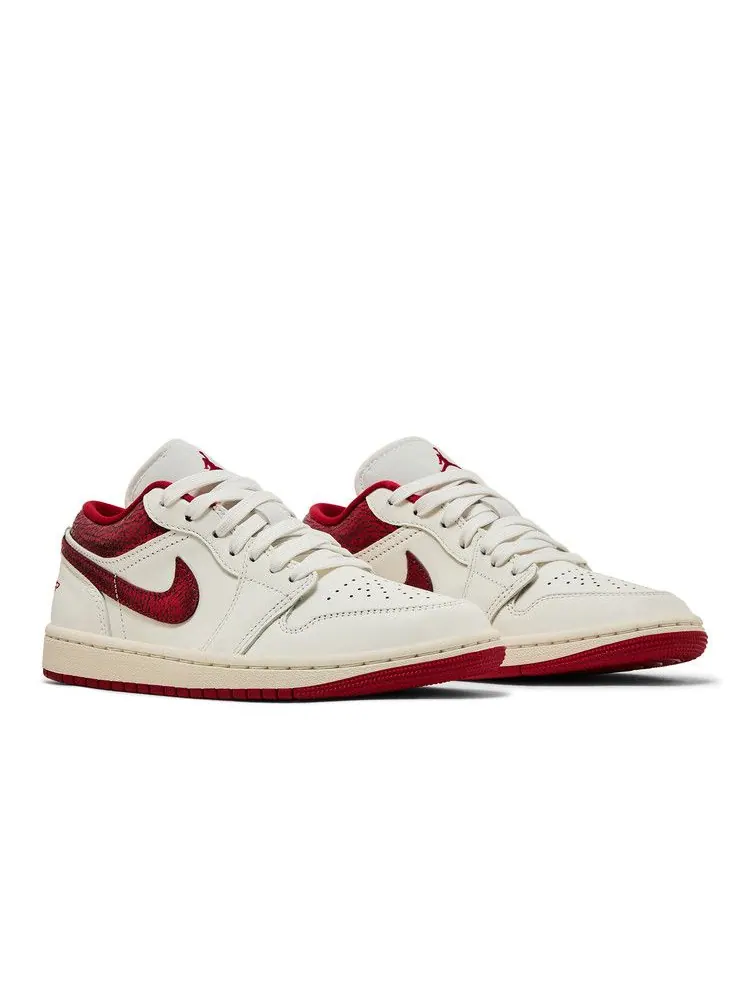Кроссовки Air Jordan Wmns Air Jordan 1 Low 'Ruby' — изображение 9 из 9, красный/красный
