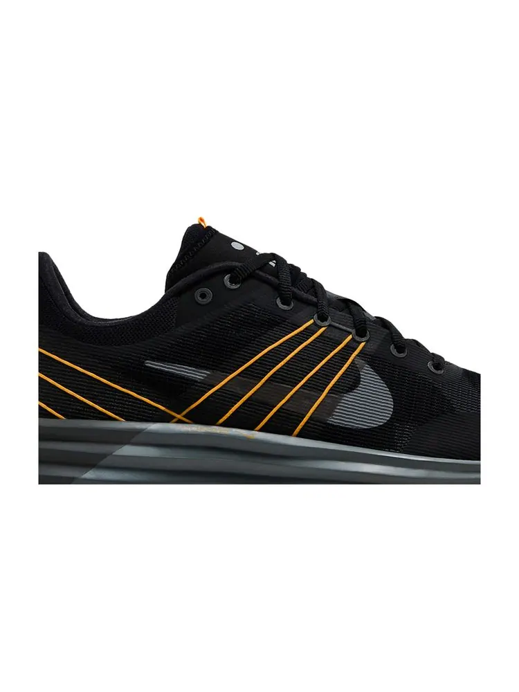 Кроссовки Lunar Roam 'Black Grey Laser Orange' — изображение 2 из 8, черный серый оранжевый