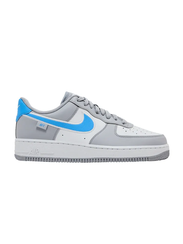 Кроссовки Nike Air Force 1 '07 Next Nature 'Wolf Grey University Blue' — изображение 1 из 9, серый/белый/синий