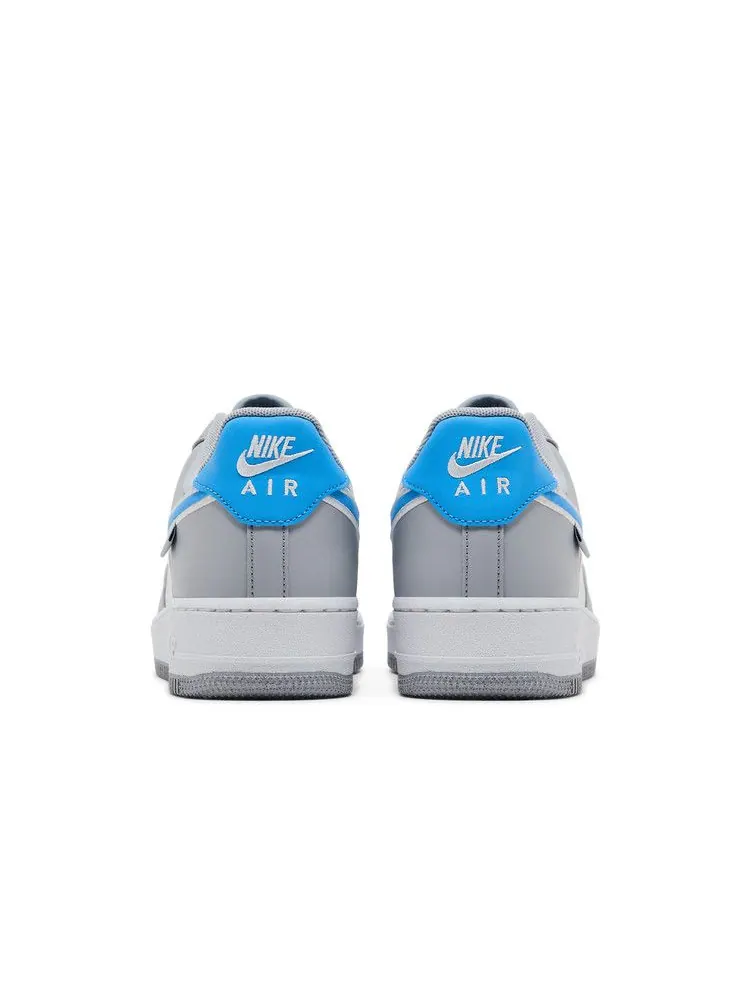Кроссовки Nike Air Force 1 '07 Next Nature 'Wolf Grey University Blue' — изображение 7 из 9, серый/белый/синий