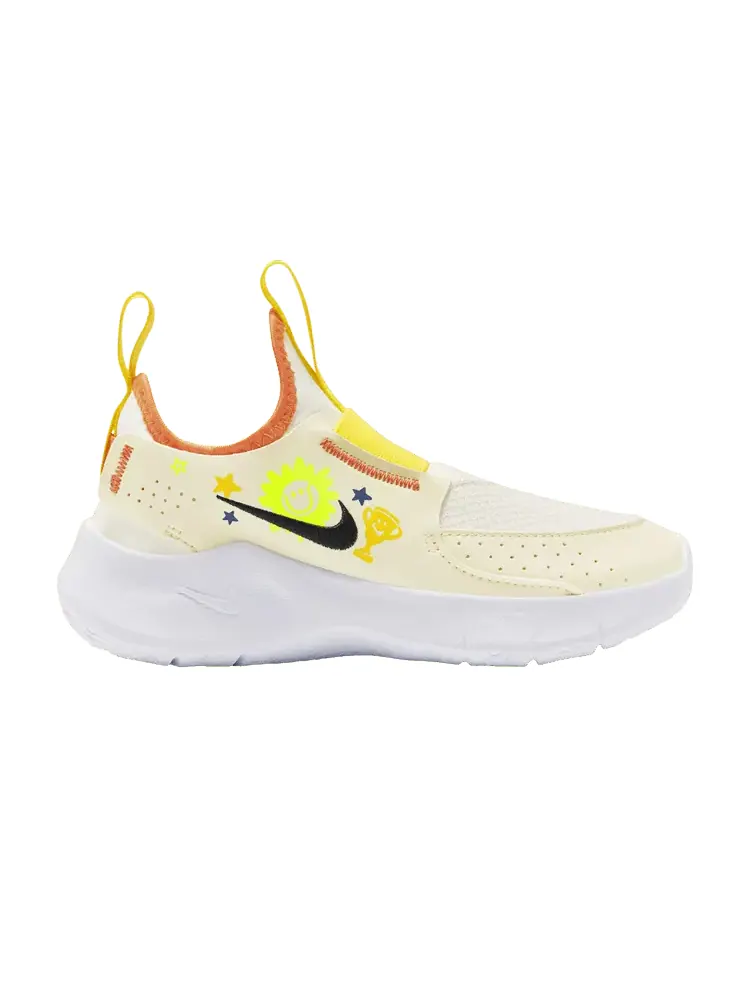 Кроссовки Nike Flex Runner 3 PS Sail Fluorescent Yellow — изображение 1 из 1, желтый