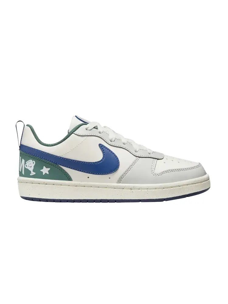 Кроссовки Nike Court Borough Low Recraft GS Sail Court Blue Bicoastal — изображение 1 из 1, синий