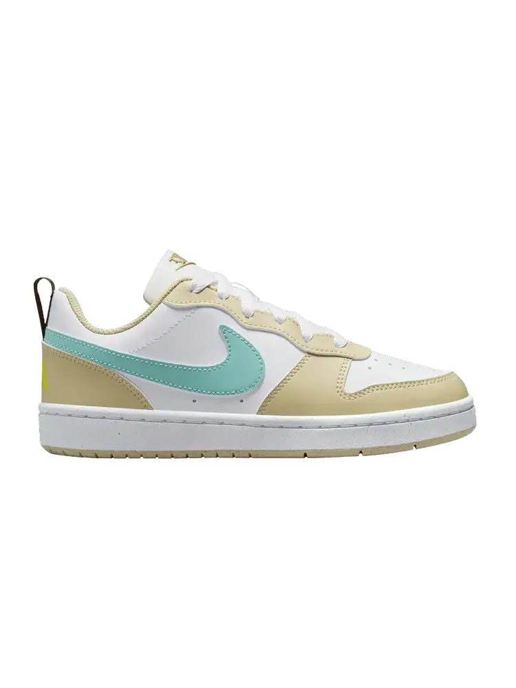 Кроссовки Nike Court Borough Low Recraft GS Gold Frost Green — изображение 1 из 1, золотистый зеленый