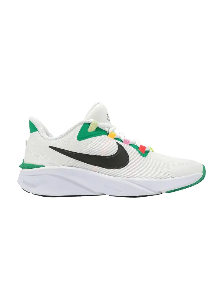 Кроссовки Nike Star Runner 4 Next Nature GS 'White Green Black' — изображение 1 из 1, белый