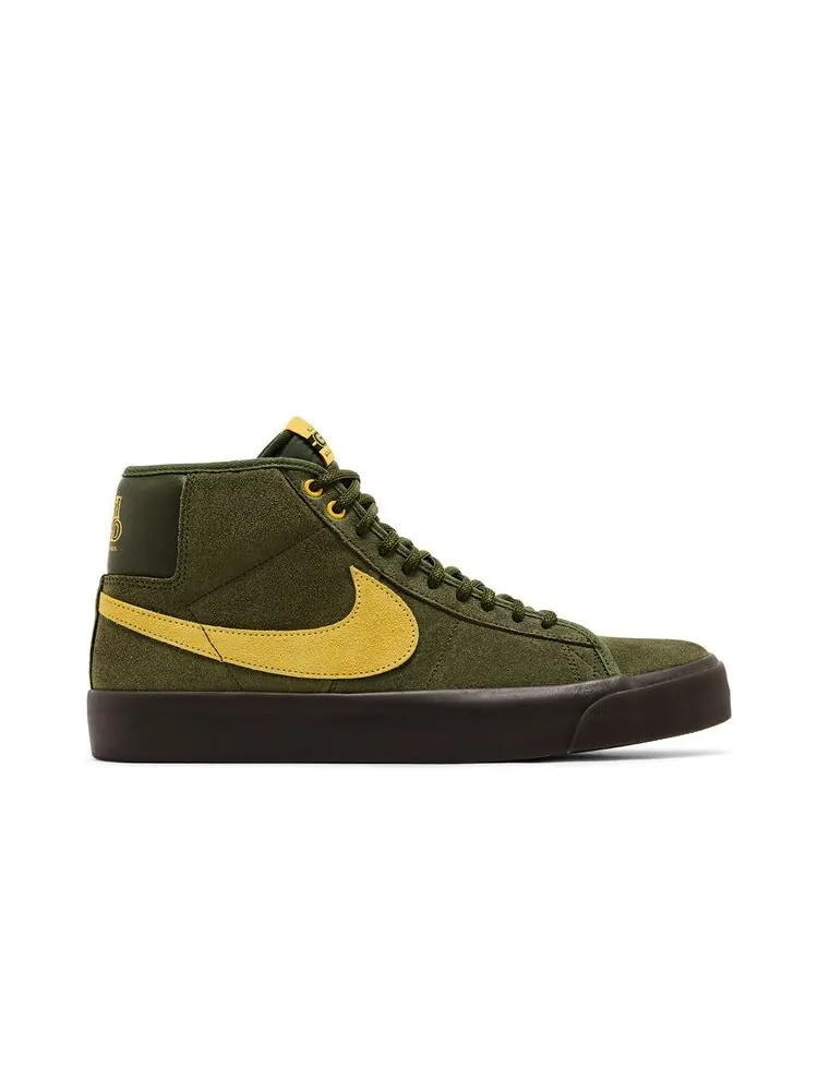 Кроссовки Nike AntiHero x Zoom Blazer Mid QS SB Rough Green — изображение 1 из 6, зеленый