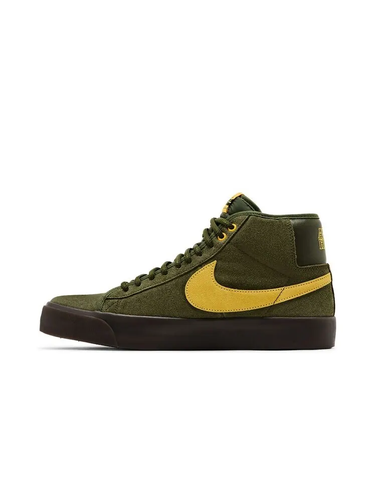 Кроссовки Nike AntiHero x Zoom Blazer Mid QS SB Rough Green — изображение 3 из 6, зеленый