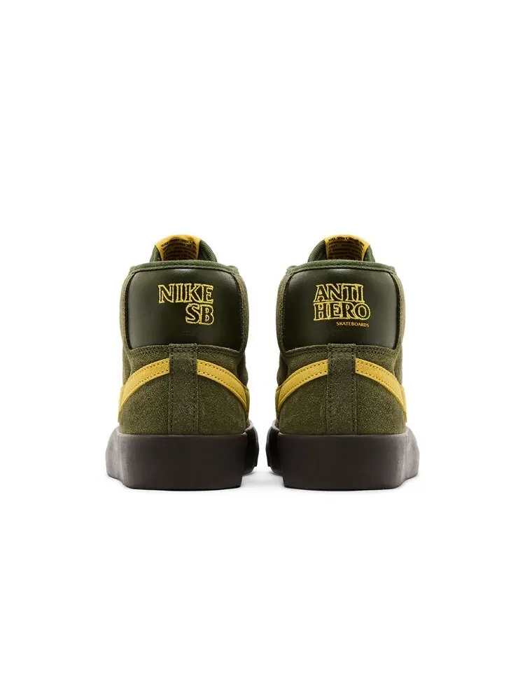 Кроссовки Nike AntiHero x Zoom Blazer Mid QS SB Rough Green — изображение 6 из 6, зеленый
