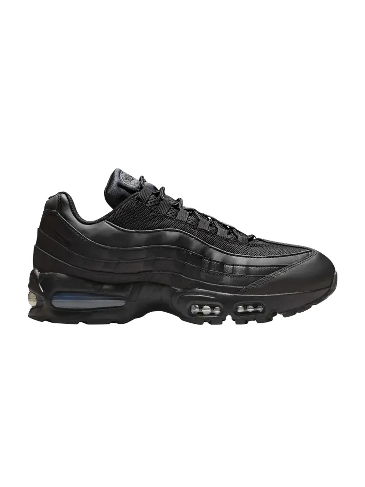 Кроссовки Nike Air Max 95 OG 'Black Anthracite', кожаные — изображение 1 из 1, черный