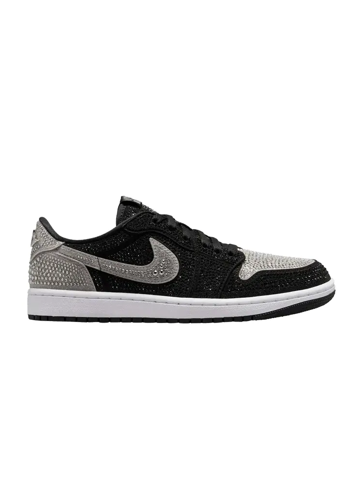 Кроссовки Swarovski x Wmns Air Jordan 1 Retro Low OG 'Shadow' — изображение 1 из 1, тень