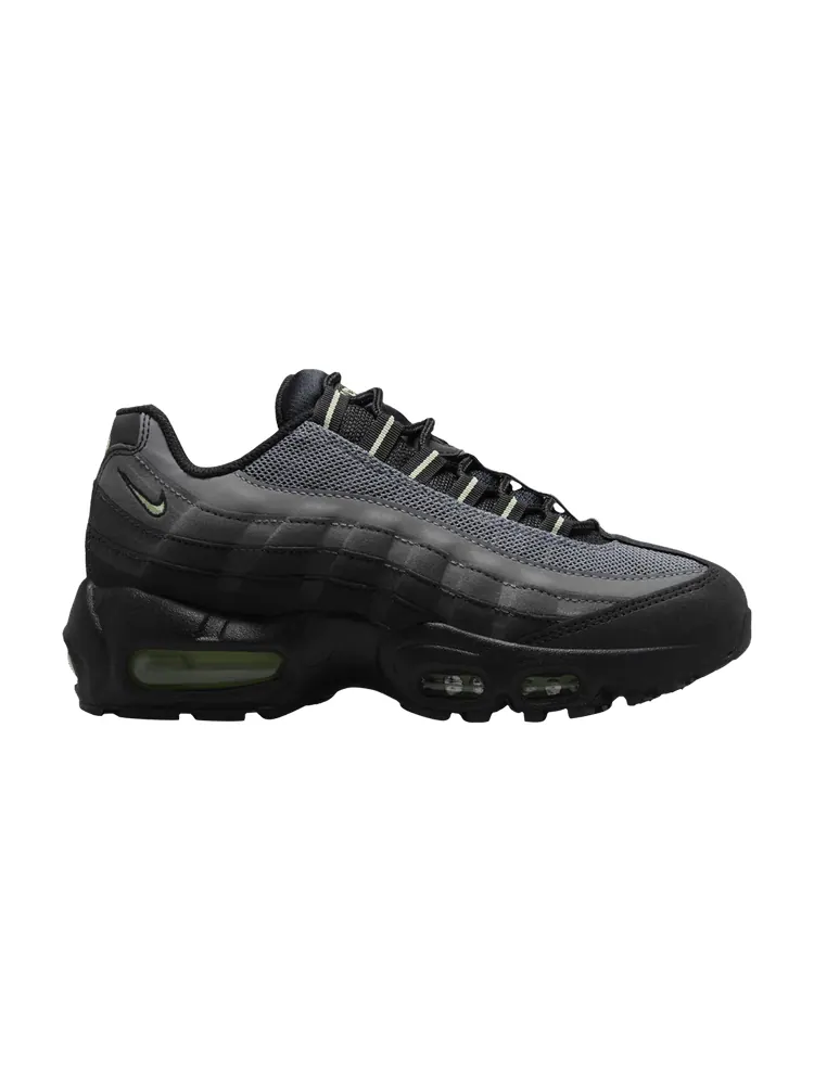 Кроссовки Nike Air Max 95 GS 'Black Vapour Green' — изображение 1 из 1, черный//серый/зеленый