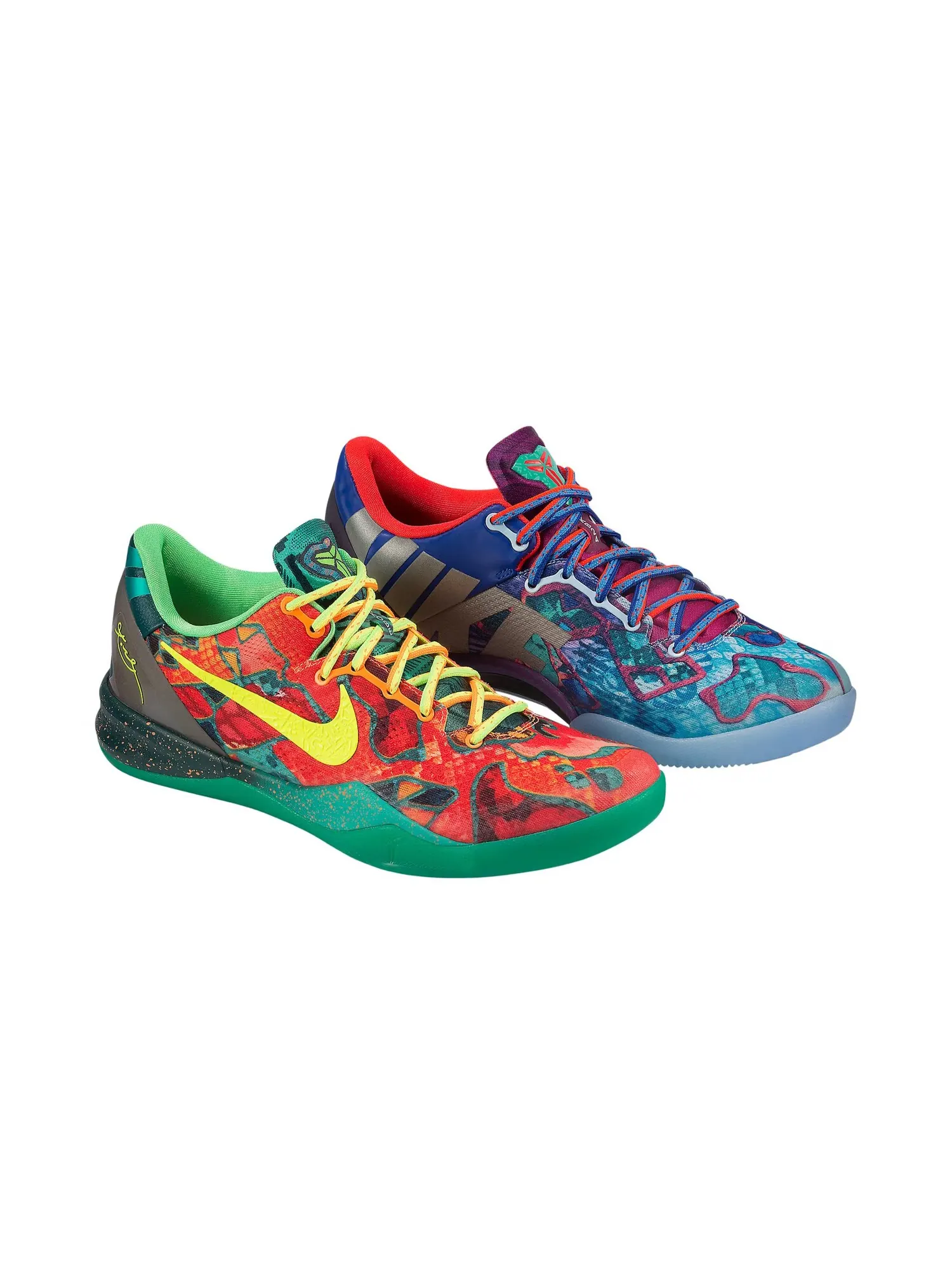 Баскетбольные кроссовки Nike Kobe 8 Protro 'What The Kobe' 2025 — изображение 1 из 30, синий/оранжевый