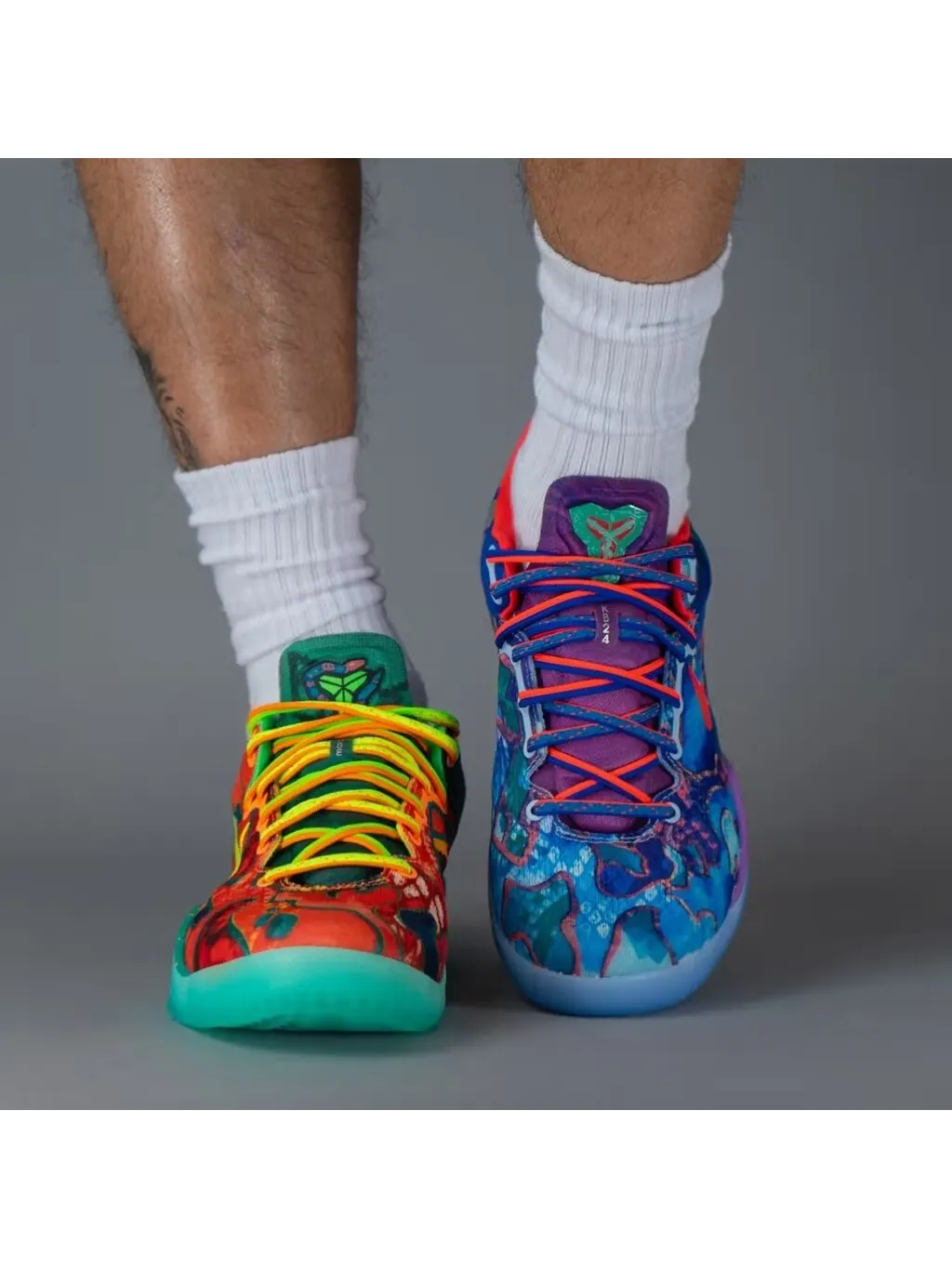 Баскетбольные кроссовки Nike Kobe 8 Protro 'What The Kobe' 2025 — изображение 14 из 30, синий/оранжевый