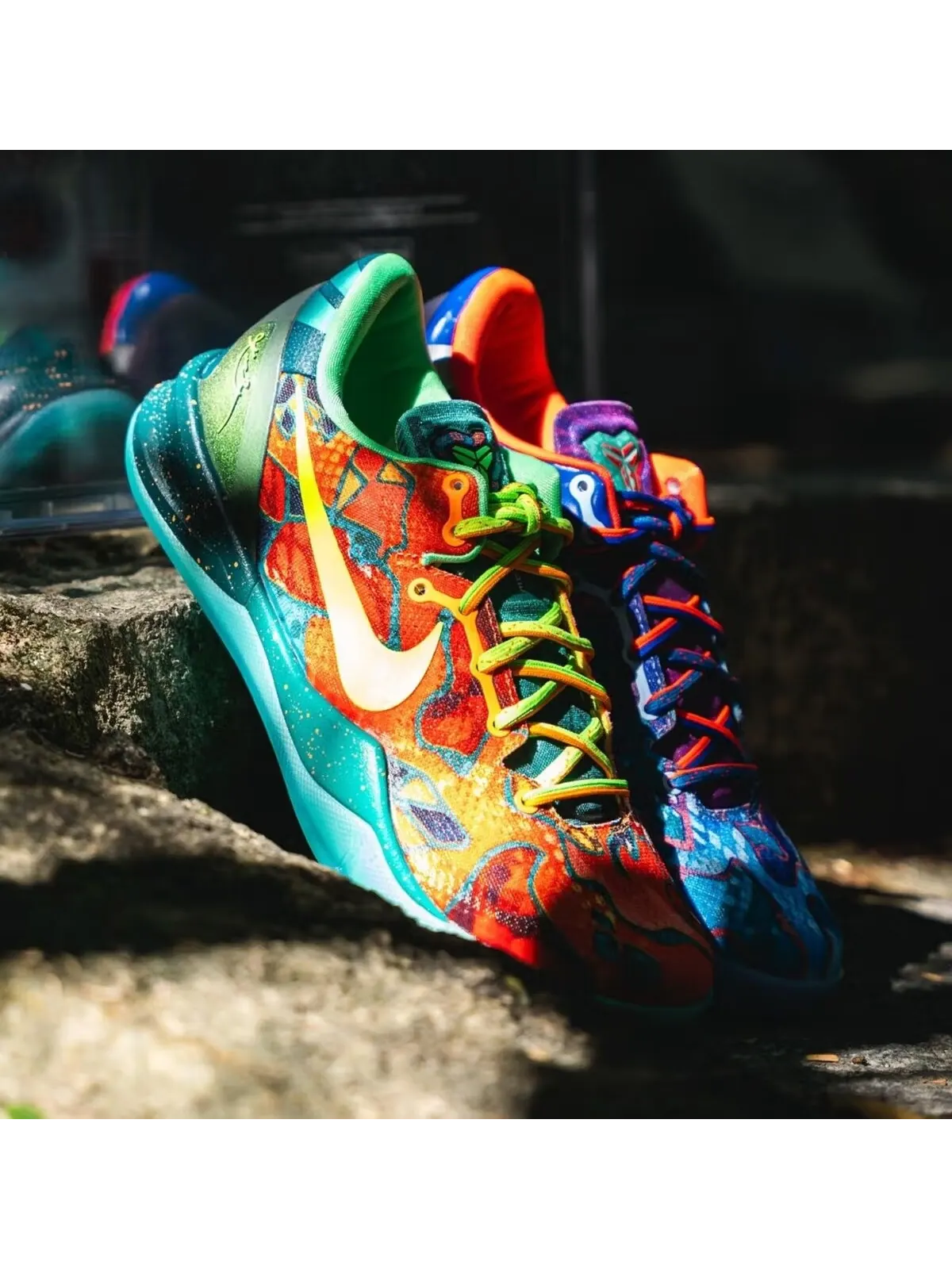Баскетбольные кроссовки Nike Kobe 8 Protro 'What The Kobe' 2025 — изображение 19 из 30, синий/оранжевый