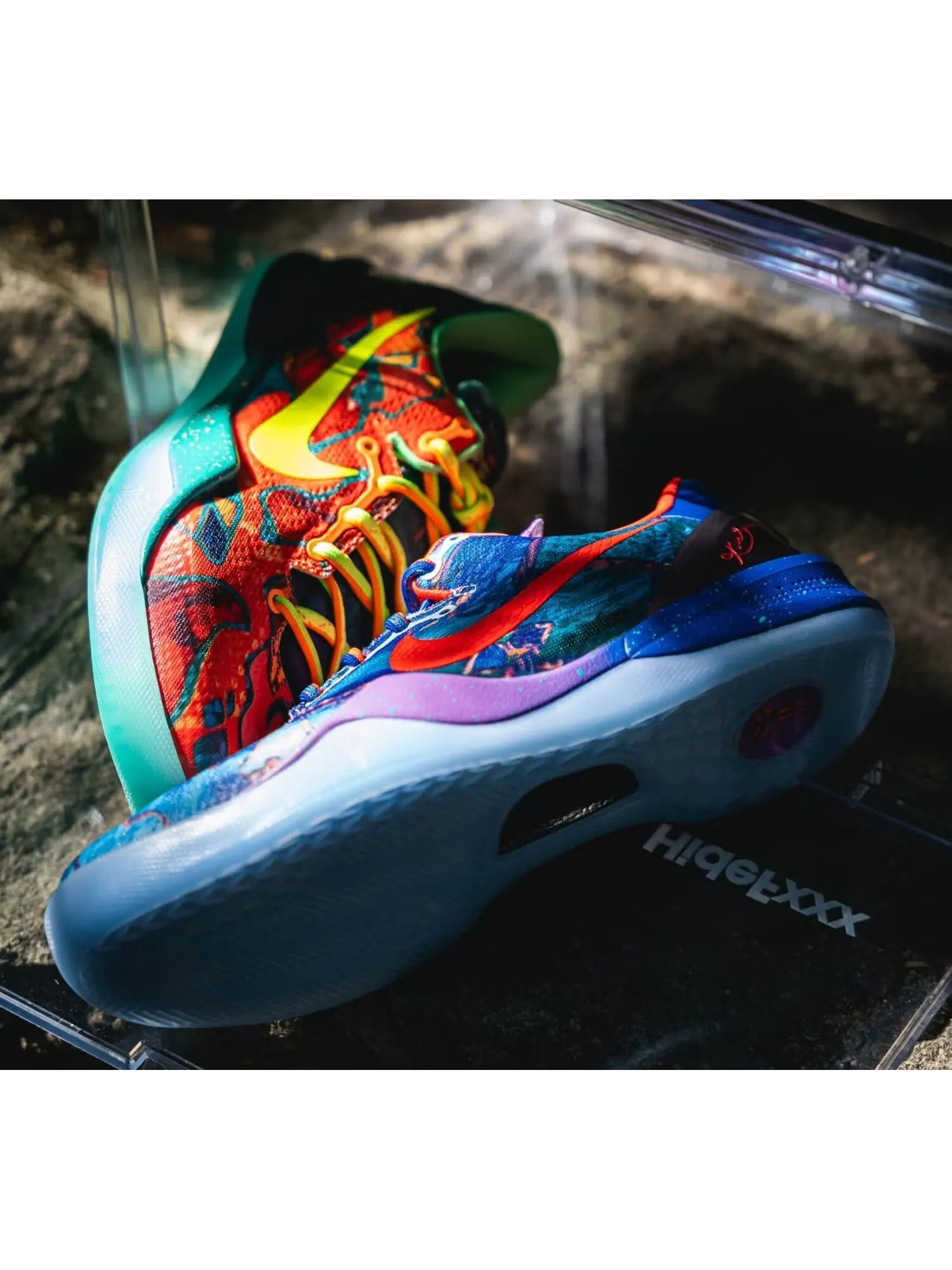 Баскетбольные кроссовки Nike Kobe 8 Protro 'What The Kobe' 2025 — изображение 20 из 30, синий/оранжевый