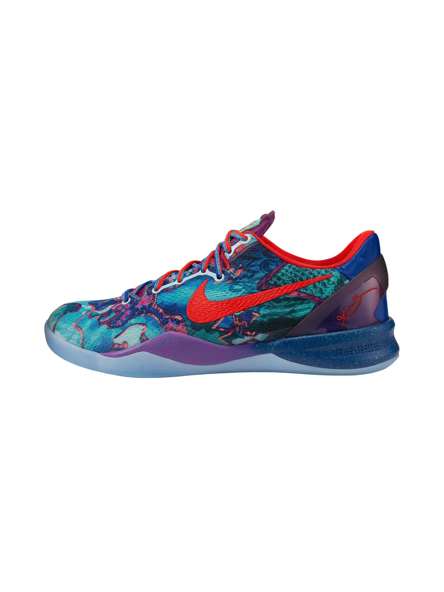 Баскетбольные кроссовки Nike Kobe 8 Protro 'What The Kobe' 2025 — изображение 3 из 30, синий/оранжевый