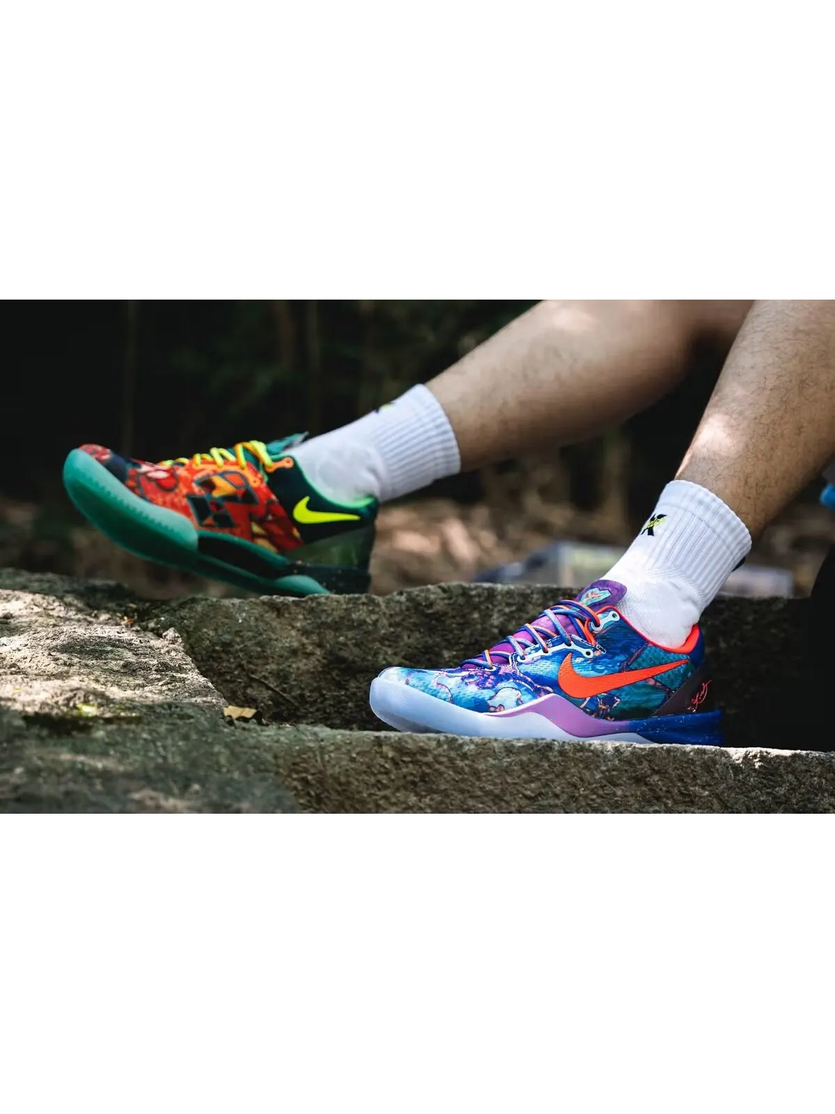 Баскетбольные кроссовки Nike Kobe 8 Protro 'What The Kobe' 2025 — изображение 24 из 30, синий/оранжевый