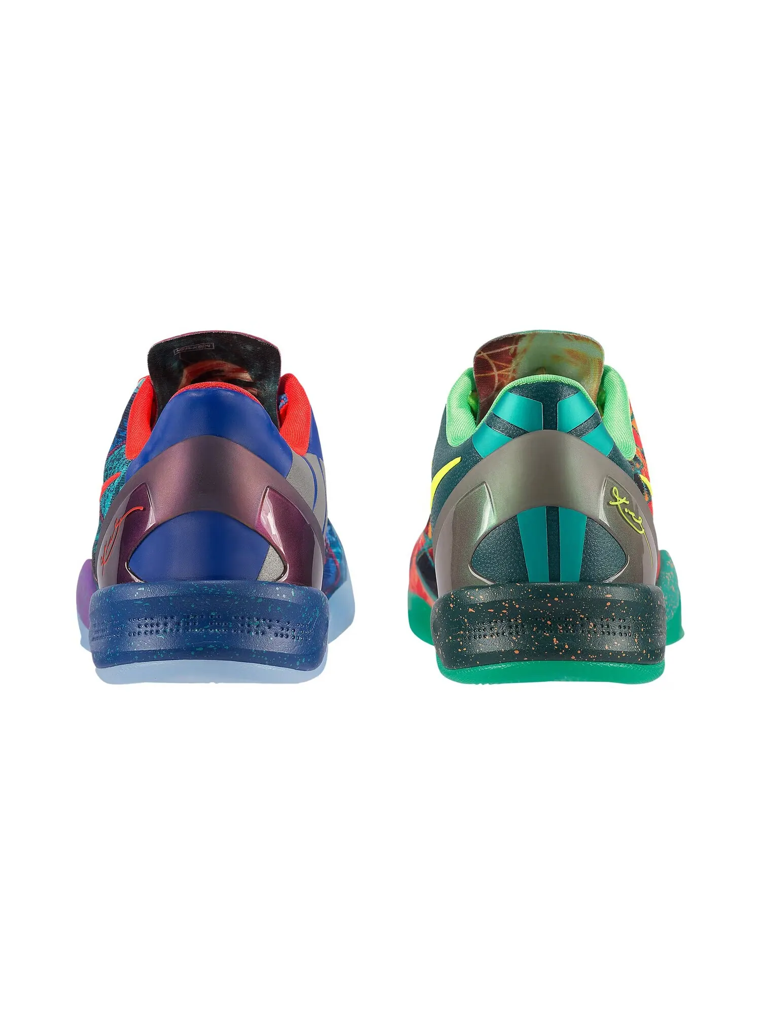 Баскетбольные кроссовки Nike Kobe 8 Protro 'What The Kobe' 2025 — изображение 8 из 30, синий/оранжевый