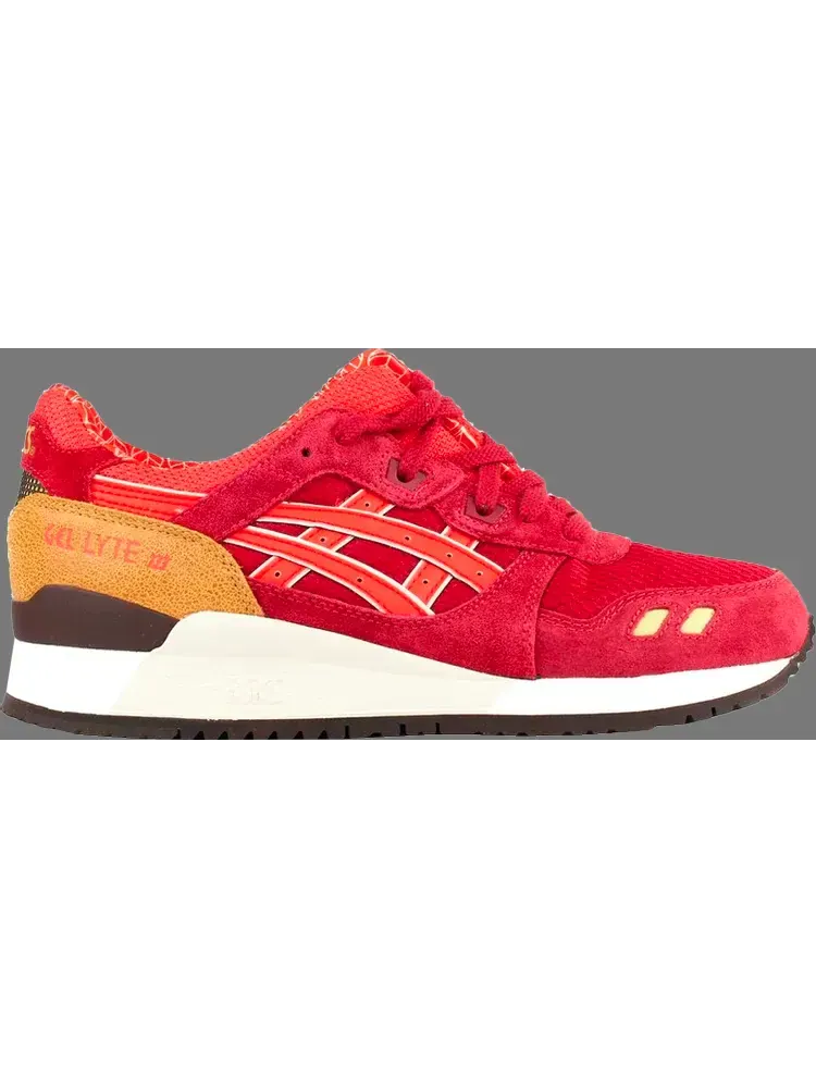 Кроссовки gel lyte 3 'fiery red' Asics — изображение 1 из 1, красный