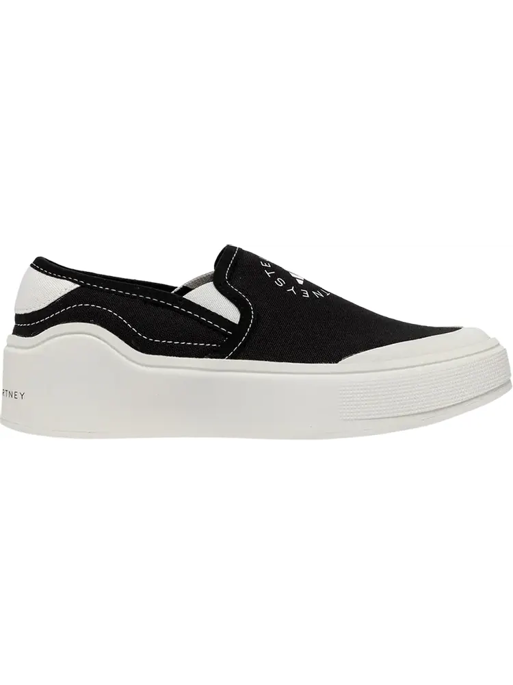 Кроссовки Stella McCartney x Wmns Court Slip-On 'Core Black' — изображение 1 из 1, черный