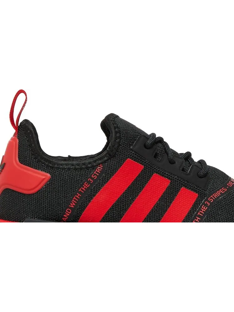 Кроссовки Adidas NMD R1 — изображение 2 из 8, черный/красный