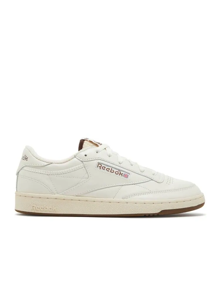 Кроссовки Reebok CLUB C 85 VINTAGE — изображение 1 из 4, белый/коричневый