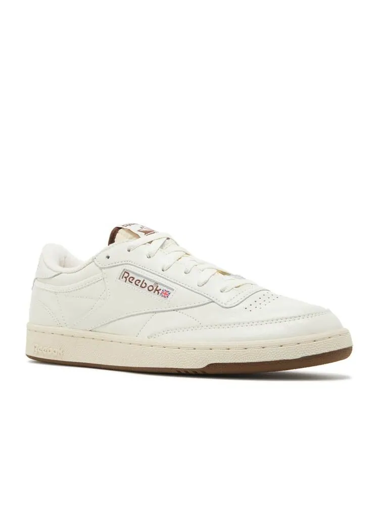 Кроссовки Reebok CLUB C 85 VINTAGE — изображение 2 из 4, белый/коричневый