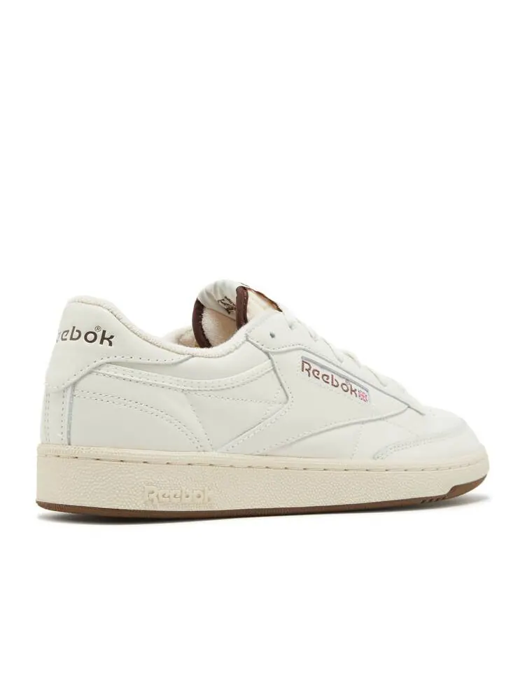 Кроссовки Reebok CLUB C 85 VINTAGE — изображение 3 из 4, белый/коричневый