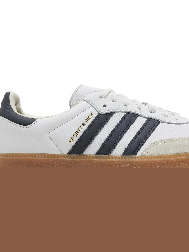 Кроссовки Sporty & Rich x Samba OG 'White Legend Ink' — изображение 2 из 4, белый