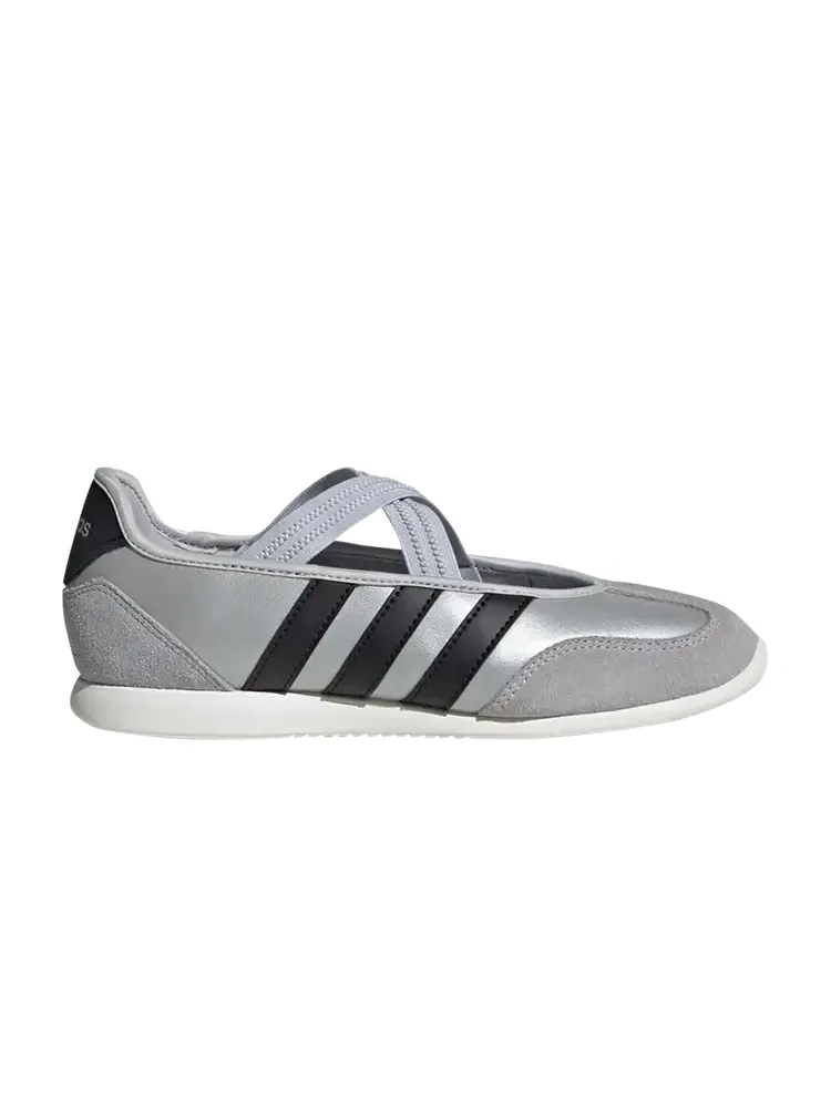 Adidas Wmns Barreda Mary Jane 'Silver Metallic Core Black Off White' — изображение 1 из 1, серебряный