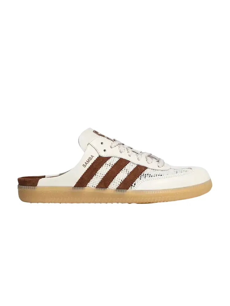 Кроссовки Adidas Samba Mule — изображение 1 из 1, белый коричневый