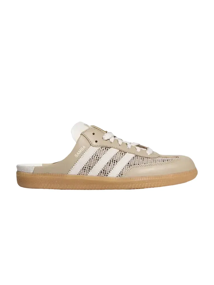 Кроссовки Adidas Samba Mule Beige — изображение 1 из 1, бежевый белый