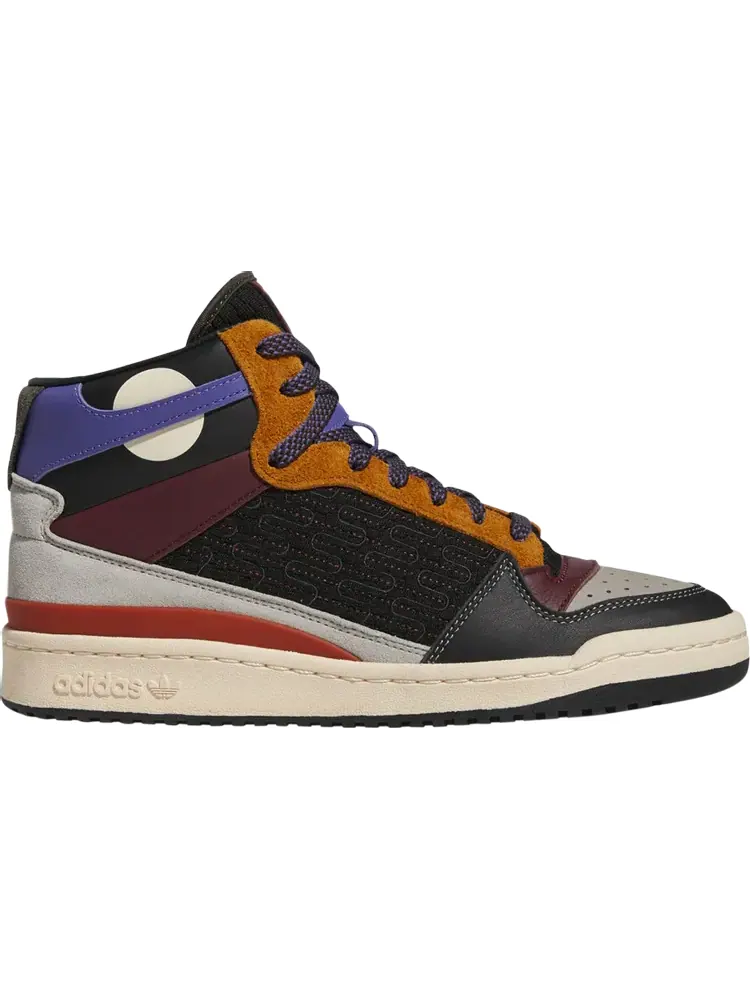 Кроссовки Adidas Forum Mid 'Patchwork' — изображение 1 из 1, черный